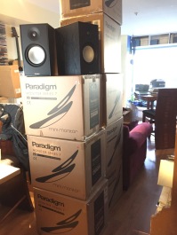 A big package arrives from Paradigm.